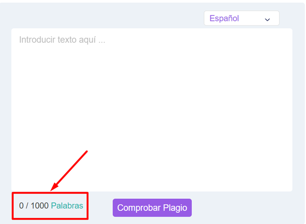 Comprobar el plagio