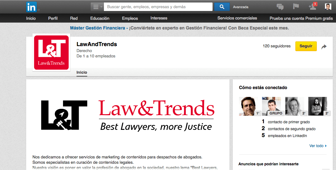 linkedin Law&Trends