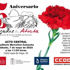 Celebran el 45º aniversario de los Abogados de Atocha