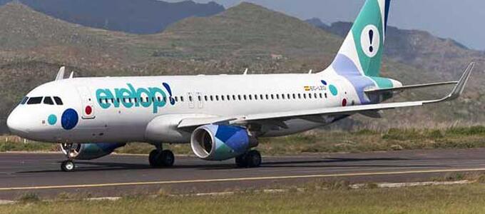 Evelop, condenada a abonar a un pasajero 714 euros debido a una avería en el avión 