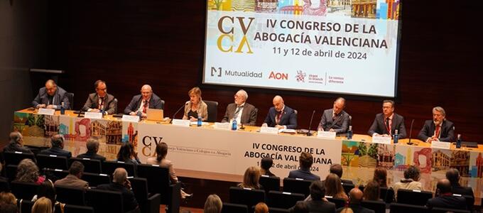 El IV Congreso de la Abogacía Valenciana reúne a los profesionales del derecho de toda la Comunitat Valenciana