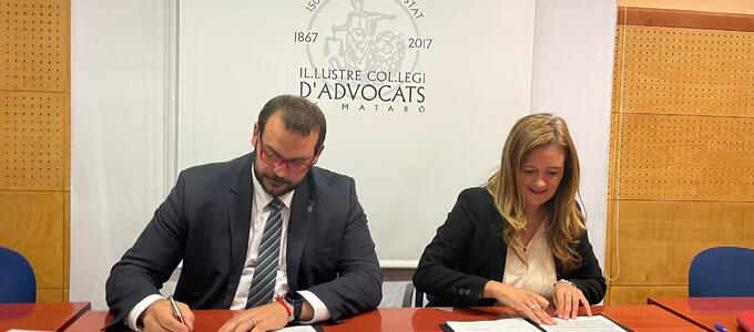 El Ilustre Colegio de Abogados de Mataró y el Ayuntamiento de Mataró refuerzan la colaboración en la prevención y resolución de ocupaciones