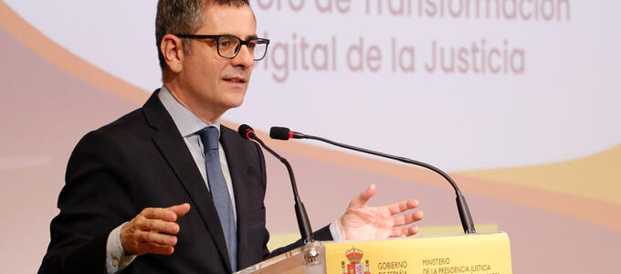 Bolaños defiende que la ley de eficiencia judicial ha reducido las demandas civiles un 30%