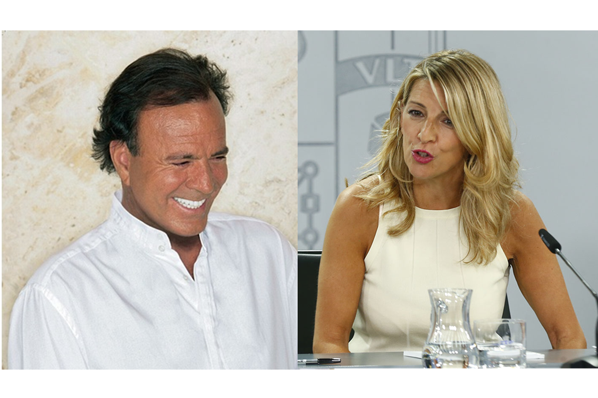 Julio Iglesias demanda a Yolanda Díaz por intromisión al honor y le reclama 50.000 euros