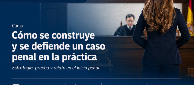 Domina la estrategia real del juicio penal - Una jornada práctica con expedientes reales