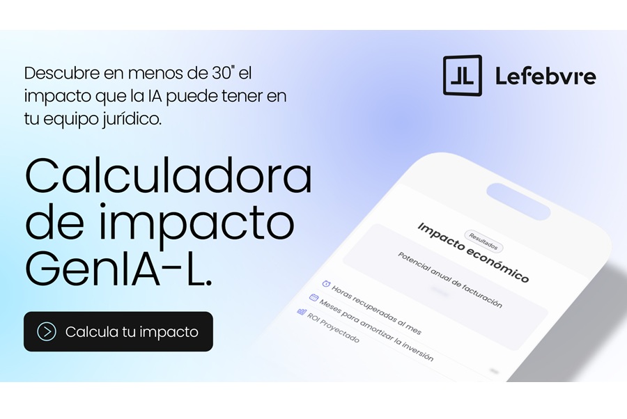 Los abogados pueden ahorrar hasta 307 horas de trabajo al año con la IA jurídica GenIA-L de Lefebvre