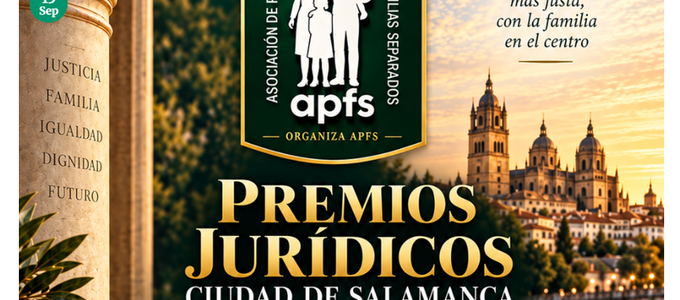 16 octubre | APFS presenta la I Edición de los Premios Jurídicos Ciudad de Salamanca