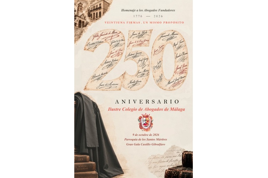 250 años después, la Abogacía de Málaga regresa al origen de su historia