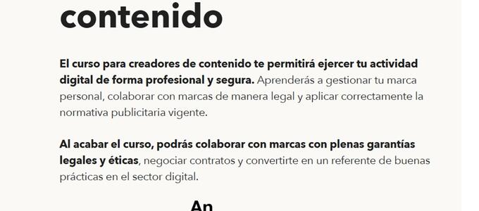 ANDEMA e iLERNA lanzan la primera formación en España para fomentar las buenas prácticas entre creadores de contenido