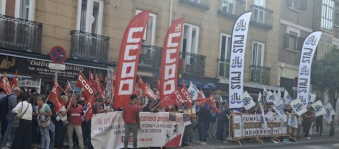 FSC-CCOO y STAJ, acusan al Ministerio de falta de voluntad política. Falta una estrategia clara de gestión del personal de justicia”