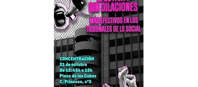 ALA convoca una concentración para reclamar una  justicia social efectiva y sin dilaciones 