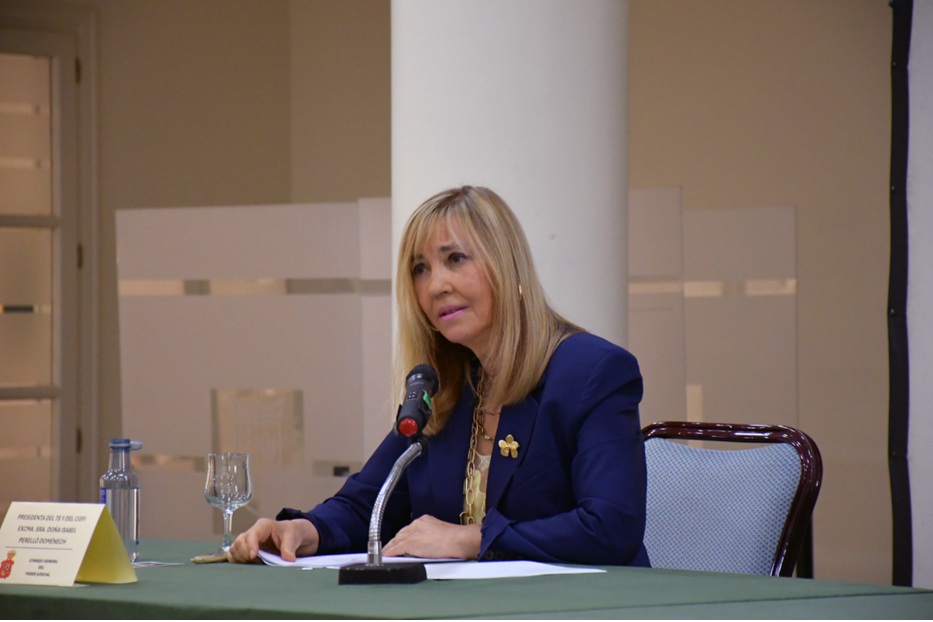 Isabel Perelló rechaza las presiones “totalmente inaceptables e intolerables” a jueces