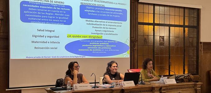 Se presenta una investigación sobre las necesidades que tienen las mujeres en centros penitenciarios