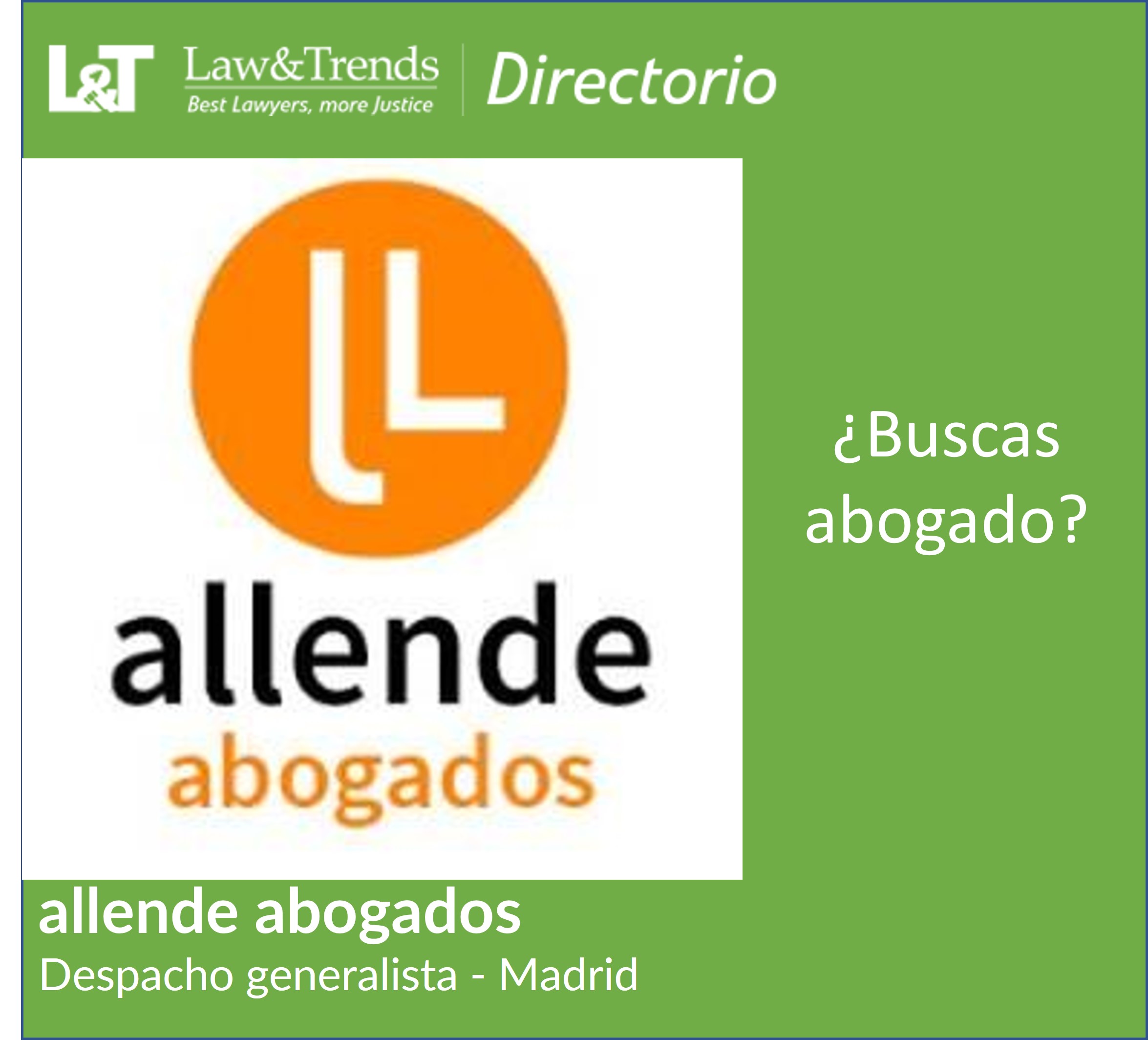 Allende Abogados Madrid
